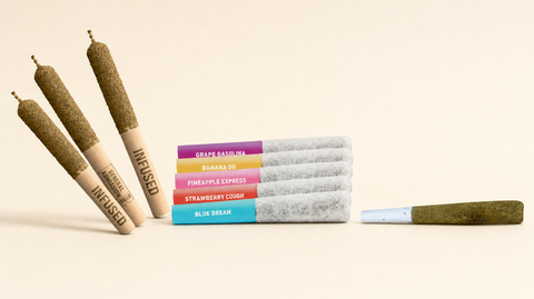 Infused pre-roll products from the PEPE Cannabis menu